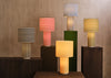 Raie Fabric Table Lamp Raie Red