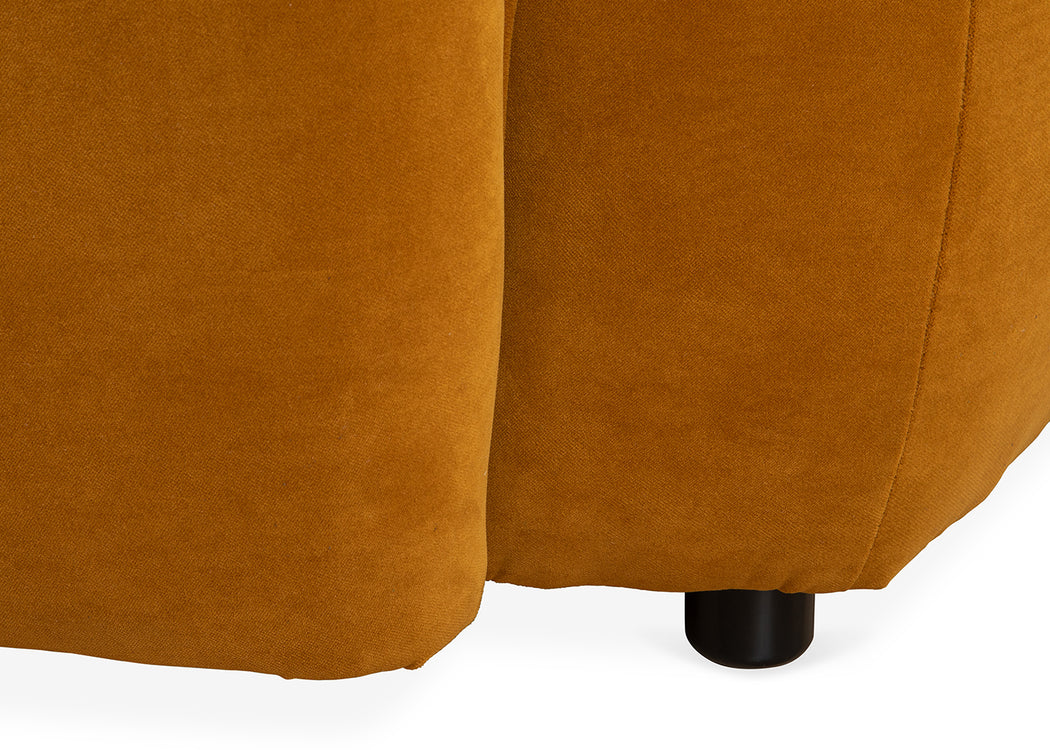 Aurelie Left Hand Facing Corner Module Boucle Indigo