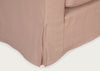 Tailor Loose Cover 2 Seater Sofa Cotton Velvet Evergreen