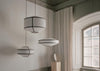 Kite Pendant Light White & Black / 55cm