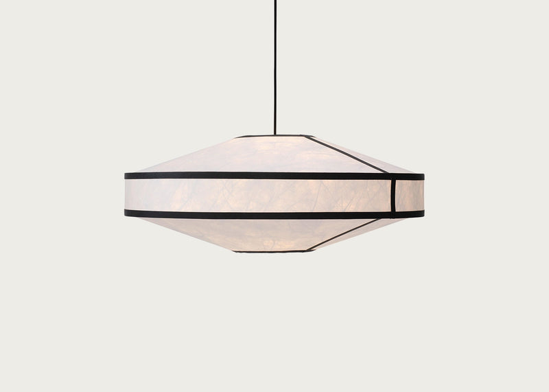 Kite Pendant Light White & Black / 55cm