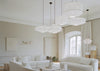 Kite Pendant Light White & Black / 55cm