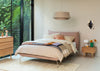 Aria Bed Double / Nova Boucle Oat / Black