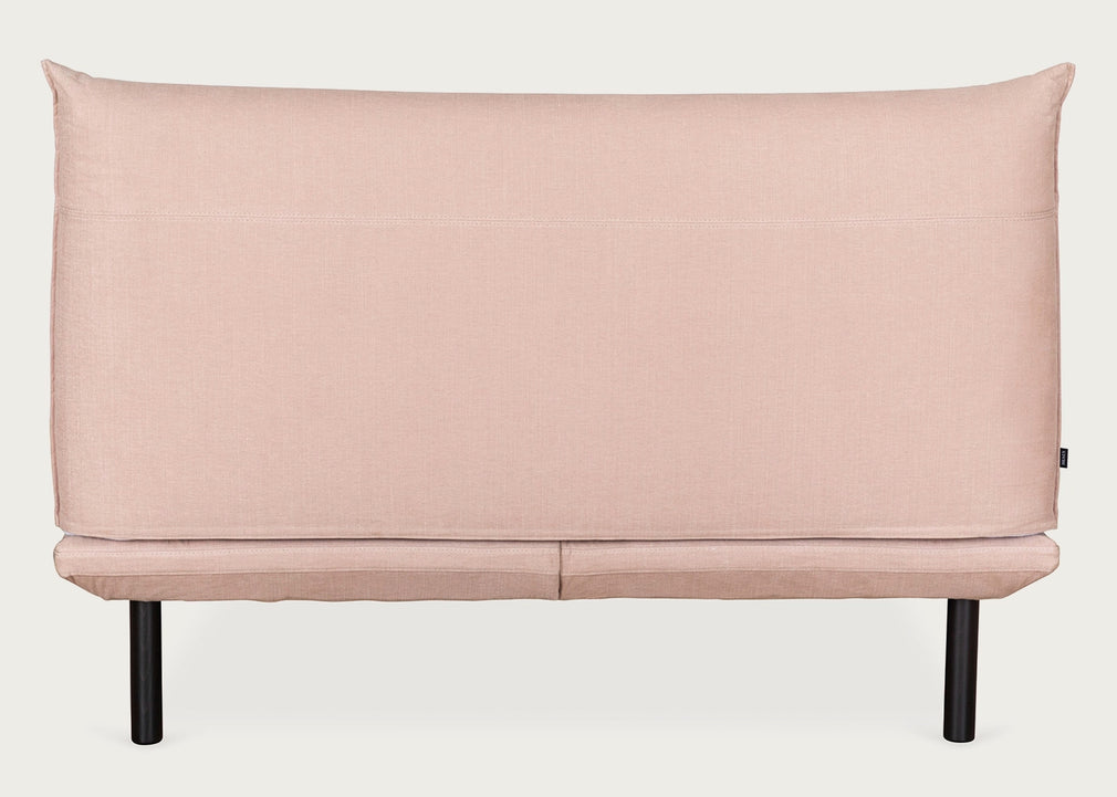 Aria Bed Double / Nova Boucle Oat / Black
