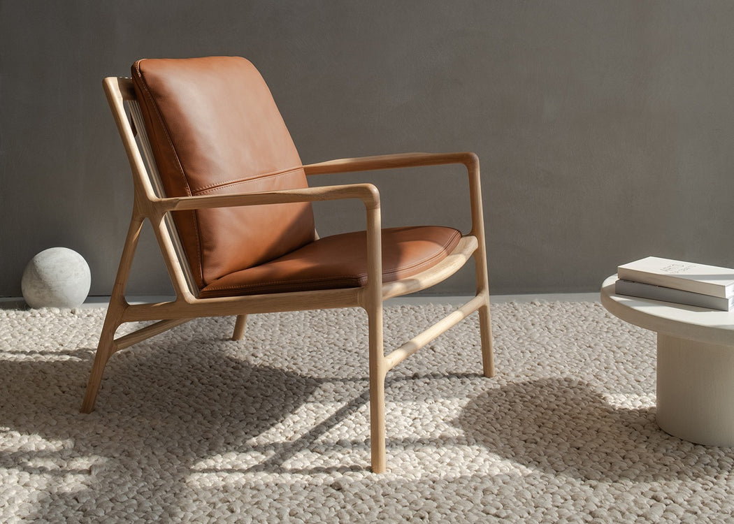 Dedo Easy Chair Dakar Leather Whisky