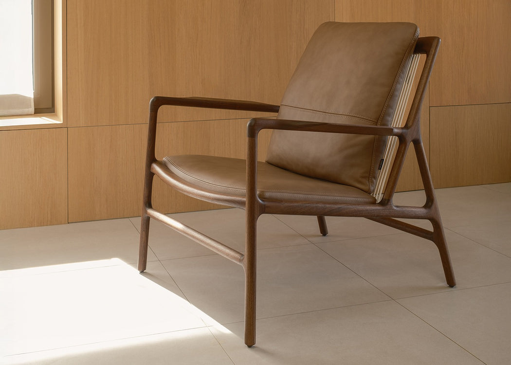 Dedo Easy Chair Dakar Leather Whisky