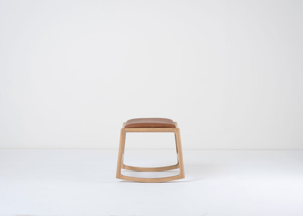 Dedo Footstool Dakar Leather Whisky