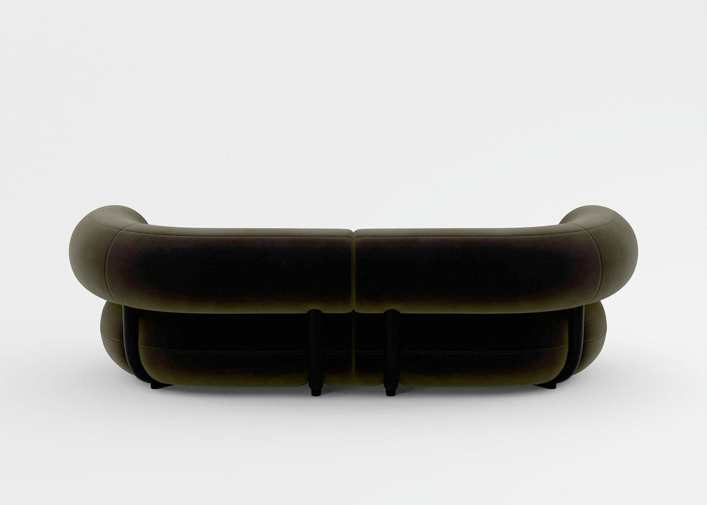 Fat 2 Seater Sofa Boucle Ivory 0101