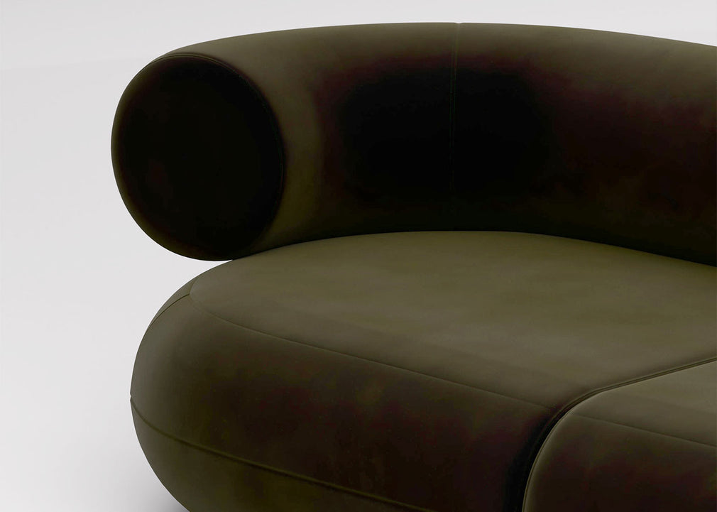 Fat 2 Seater Sofa Boucle Ivory 0101