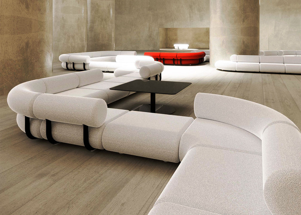 Fat 2 Seater Sofa Boucle Ivory 0101