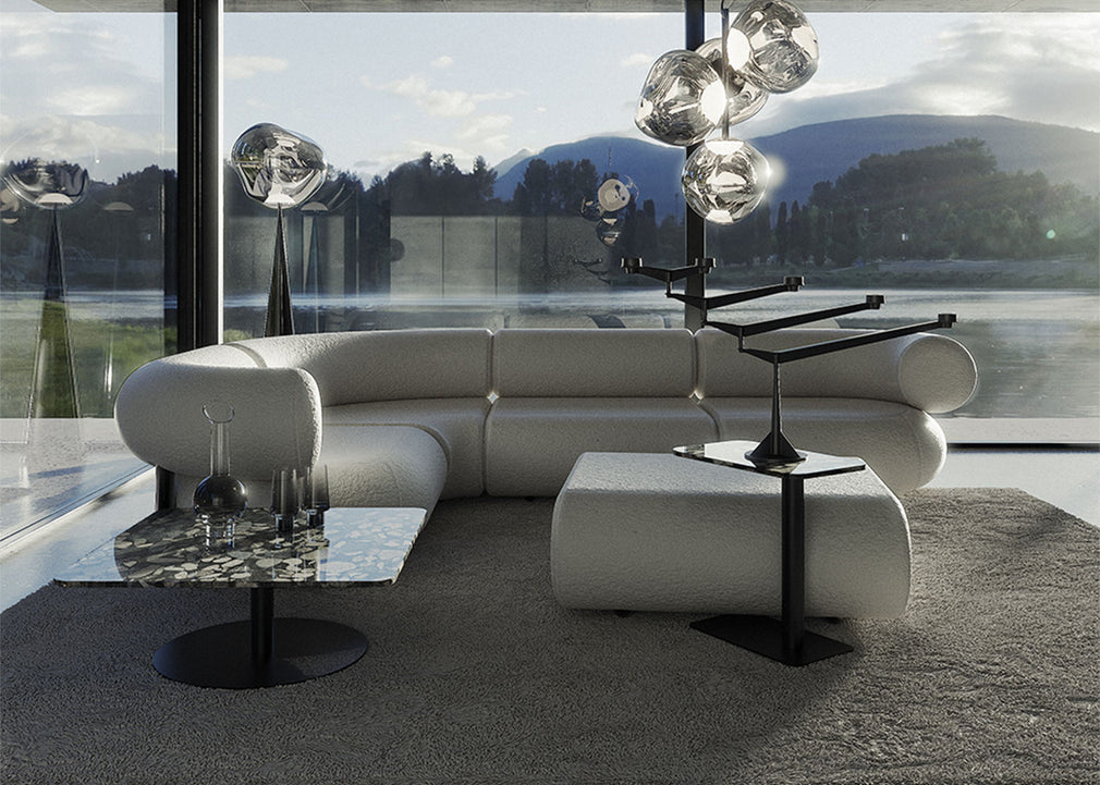 Fat 3 Seater Sofa Boucle Ivory 0101