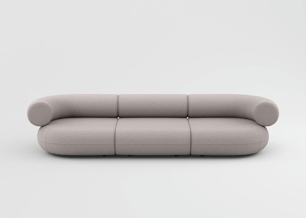 Fat 3 Seater Sofa Boucle Ivory 0101