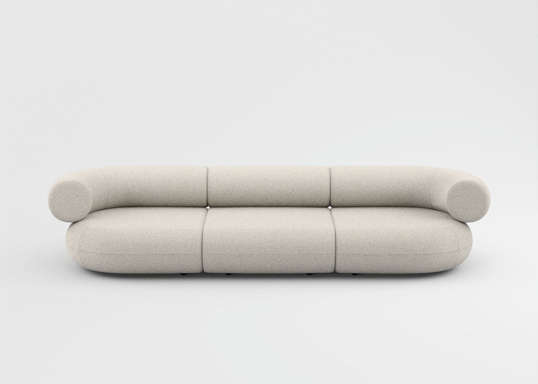 Fat 3 Seater Sofa Boucle Ivory 0101