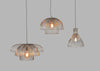 Makiko Pendant Light Brushed Steel Large