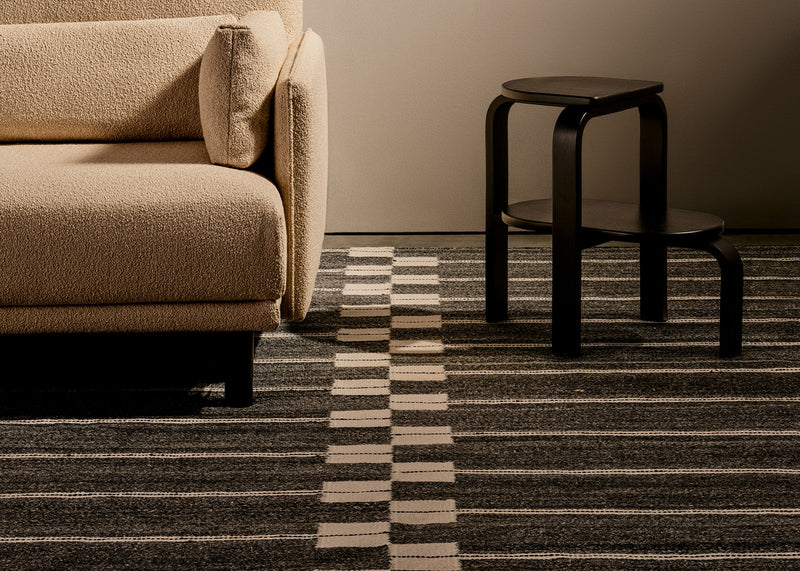 Spine rPET Rug Warm Grey 170cm x 240cm