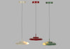 Diner LED Metal Pendant Light Black / Large