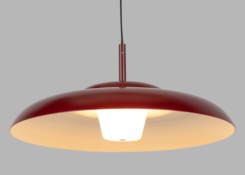 Diner LED Metal Pendant Light Black / Large