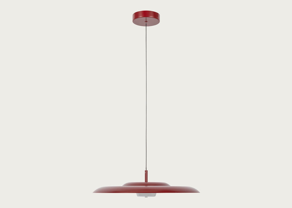 Diner LED Metal Pendant Light Black / Large