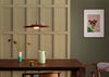 Diner LED Metal Pendant Light Black / Large