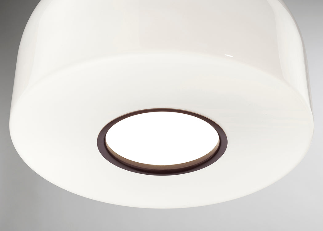 Bellhop Pendant Light White & Choko