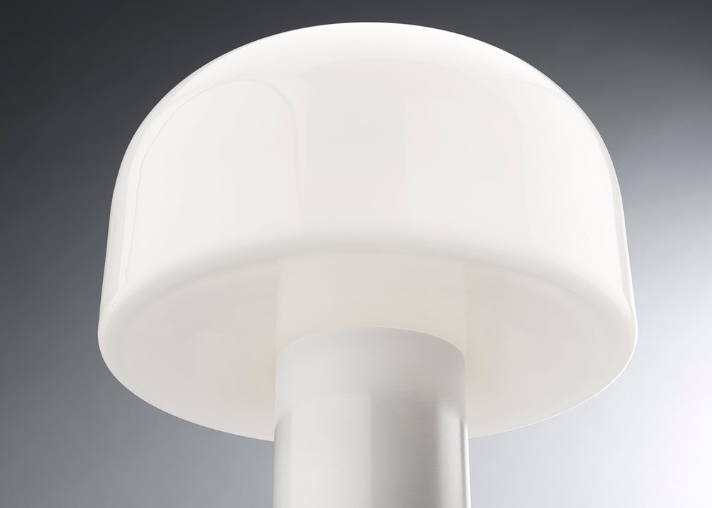 Bellhop Table Lamp White & Choko