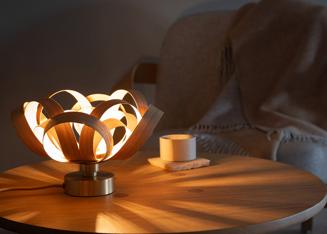 Skipper Table Lamp Oak