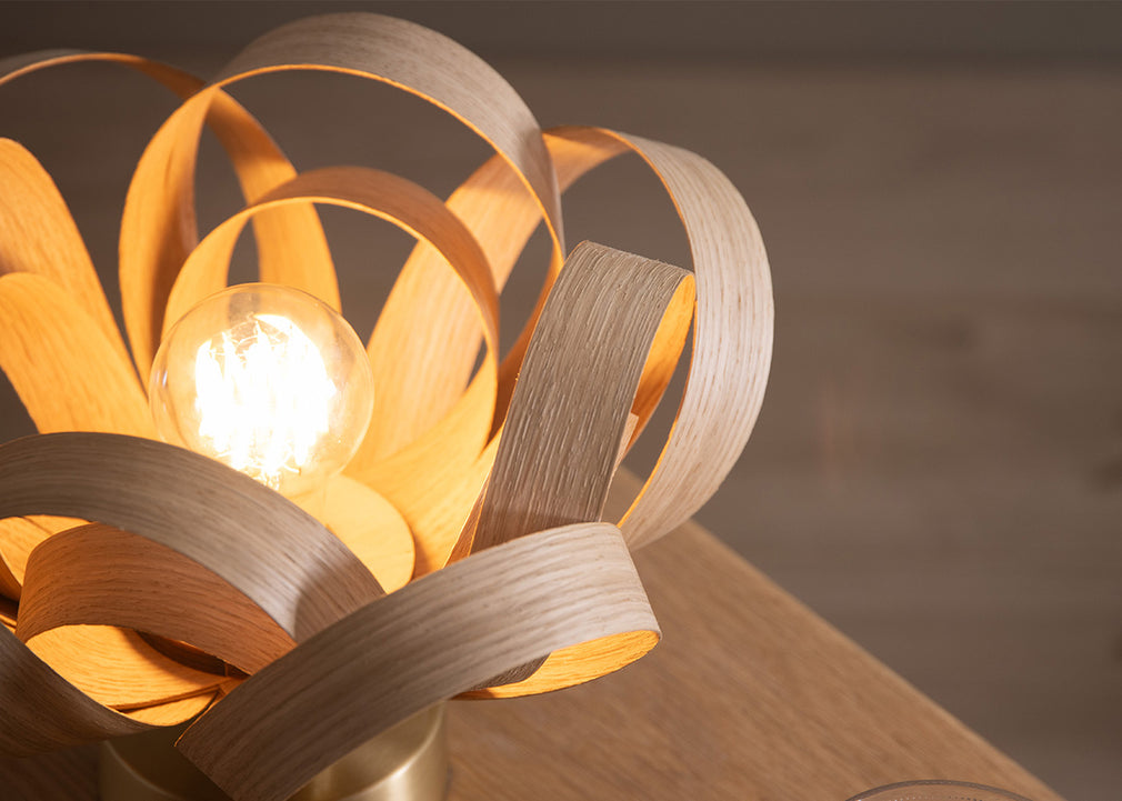 Skipper Table Lamp Oak