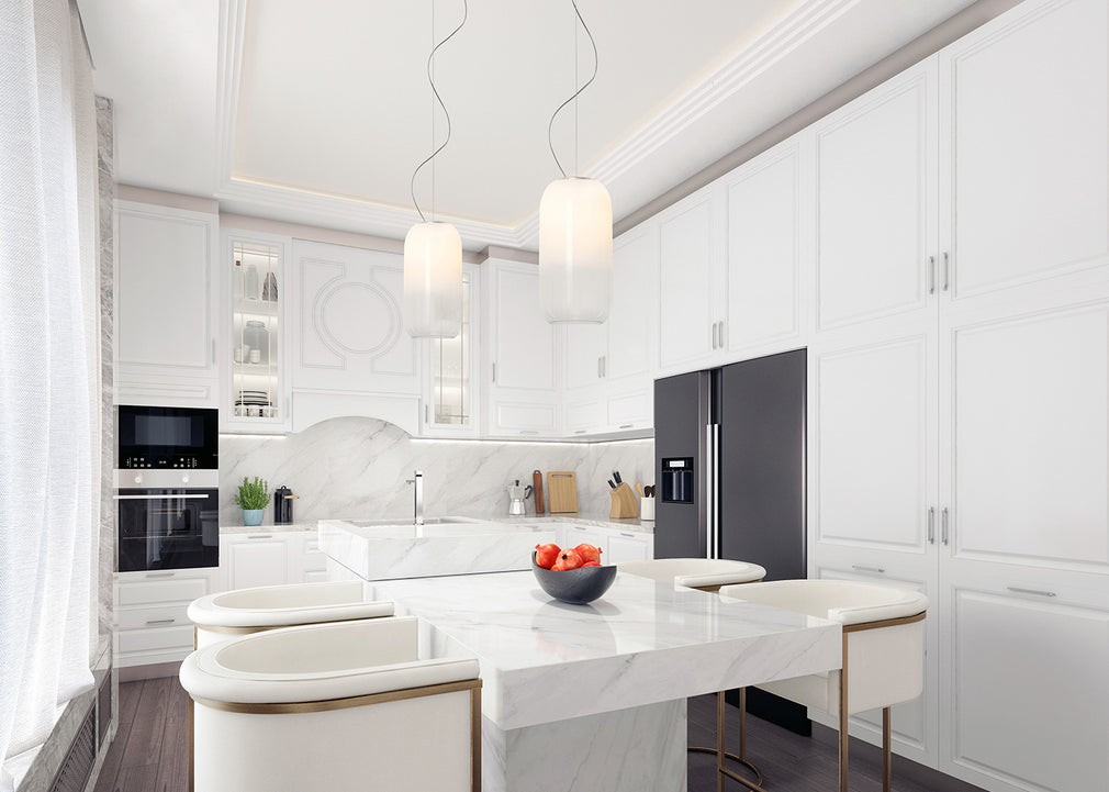 Gople Pendant Light Standard / White & White