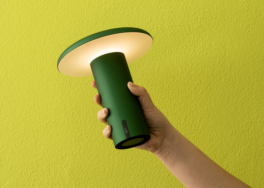 Takku LED Portable Table Lamp Anodized Blue