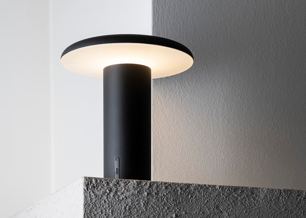 Takku LED Portable Table Lamp Anodized Blue