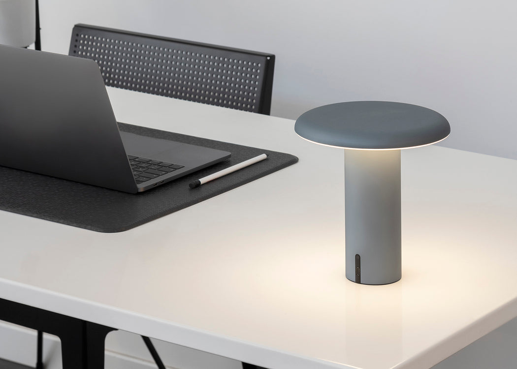 Takku LED Portable Table Lamp Anodized Blue
