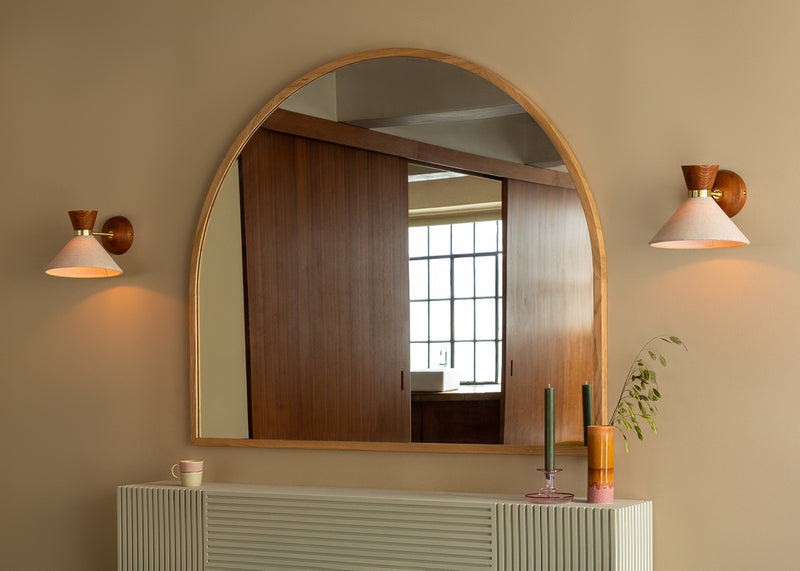 Anais Mirror Over Mantle 100 x 120cm Oak