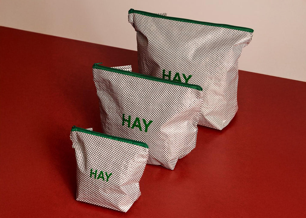 Candy Mono Wash Bag Set of 3 Grey