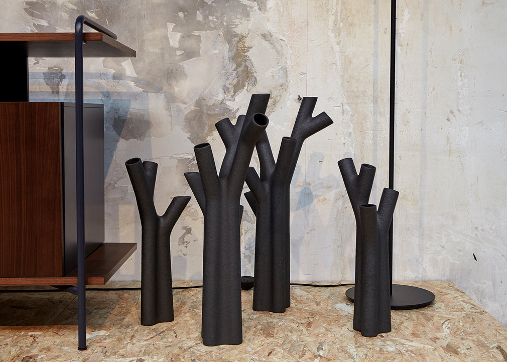 Roseau Vase Black Large