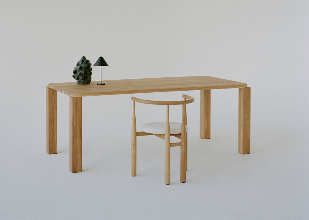 Atlas Dining Table 200cm / Fumed Oak