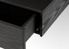 Tana Wall Mounted Desk Black Stained Oak