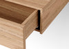 Tana Wall Mounted Desk Black Stained Oak