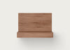 Tana Wall Mounted Desk Black Stained Oak