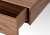 Tana Wall Mounted Desk Black Stained Oak