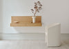 Tana Wall Mounted Media Module Black Stained Oak