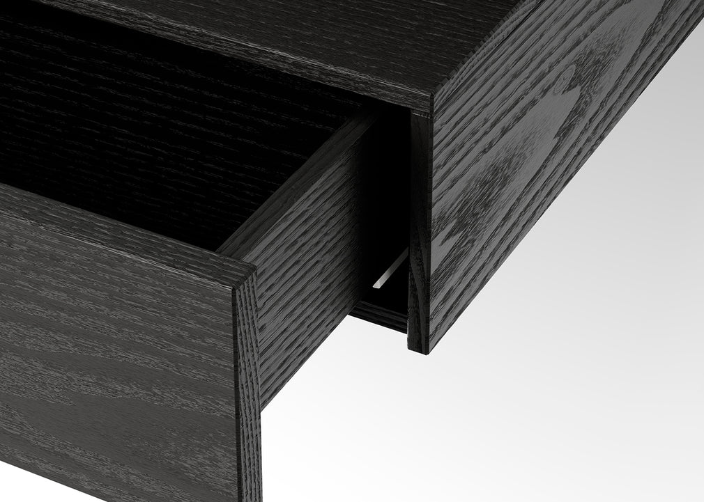 Tana Wall Mounted Media Module Black Stained Oak