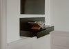 Tana Wall Mounted Media Module Black Stained Oak