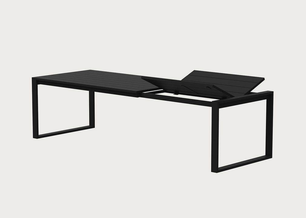 Eos Outdoor Extending Dining Table Black