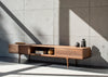 Fawn Lowboard 2 Drawers TV Unit White Oiled Oak