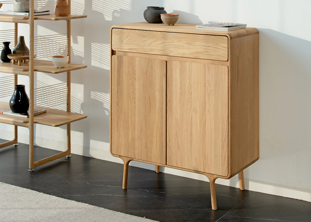 Fawn Cabinet White Oiled Oak
