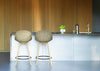 Mat Bar Chair 65cm Seaweed / Black Beech