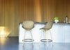 Mat Bar Chair 65cm Seaweed / Black Beech