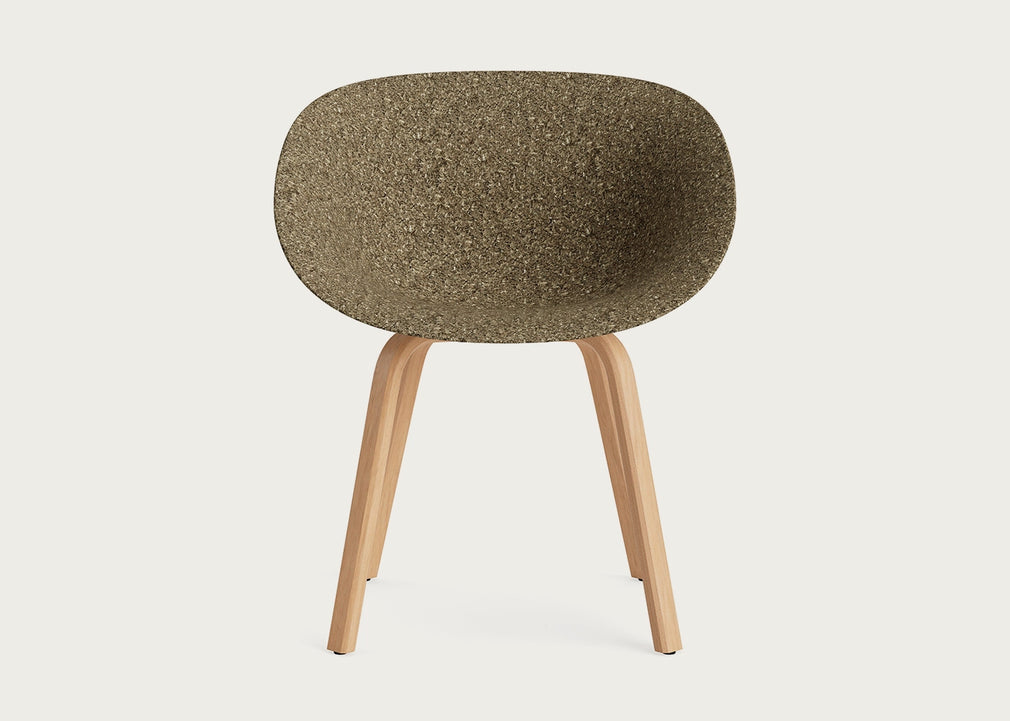 Mat Armchair Seaweed / Beech