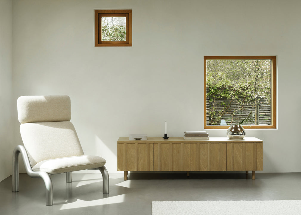 Rib Sideboard Low Oak