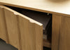 Rib Sideboard Low Oak